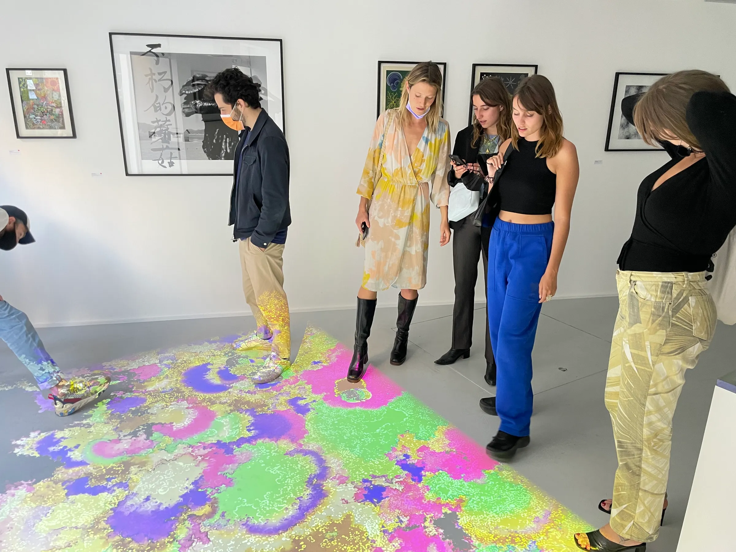 Mycelium — sol génératif interactif — visuel 3