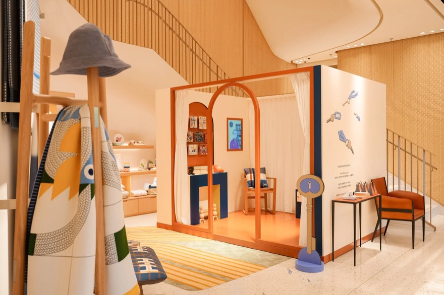 The Keys to la Maison : scénographie interactive imaginée pour Hermès